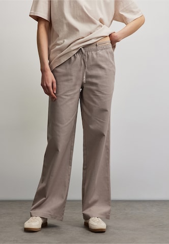 Wide leg Pantaloni 'Brunate' di Pegador in grigio: frontale