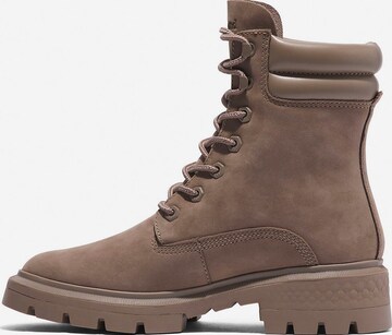 TIMBERLAND Lace-Up Ankle Boots in Beige: front