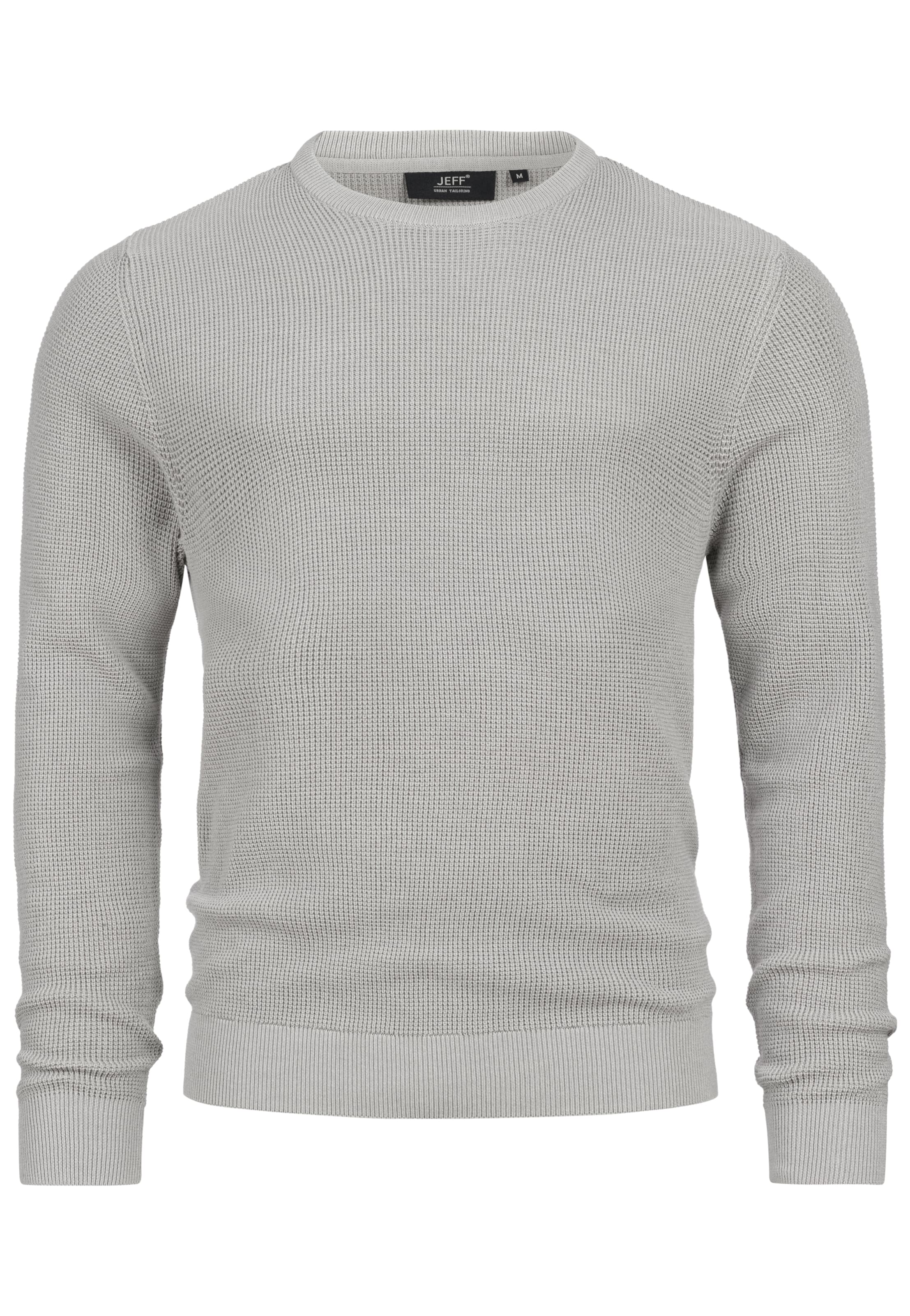 JEFF Pullover 'JFTristan' in Grau: Vorderseite