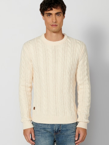 KOROSHI Pullover in Beige: predná strana