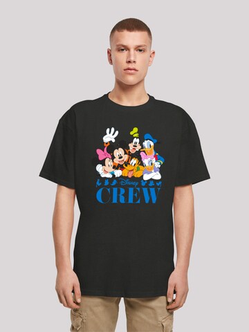 T-Shirt 'Disney Mickey Mouse Disney Friends' F4NT4STIC en noir : devant
