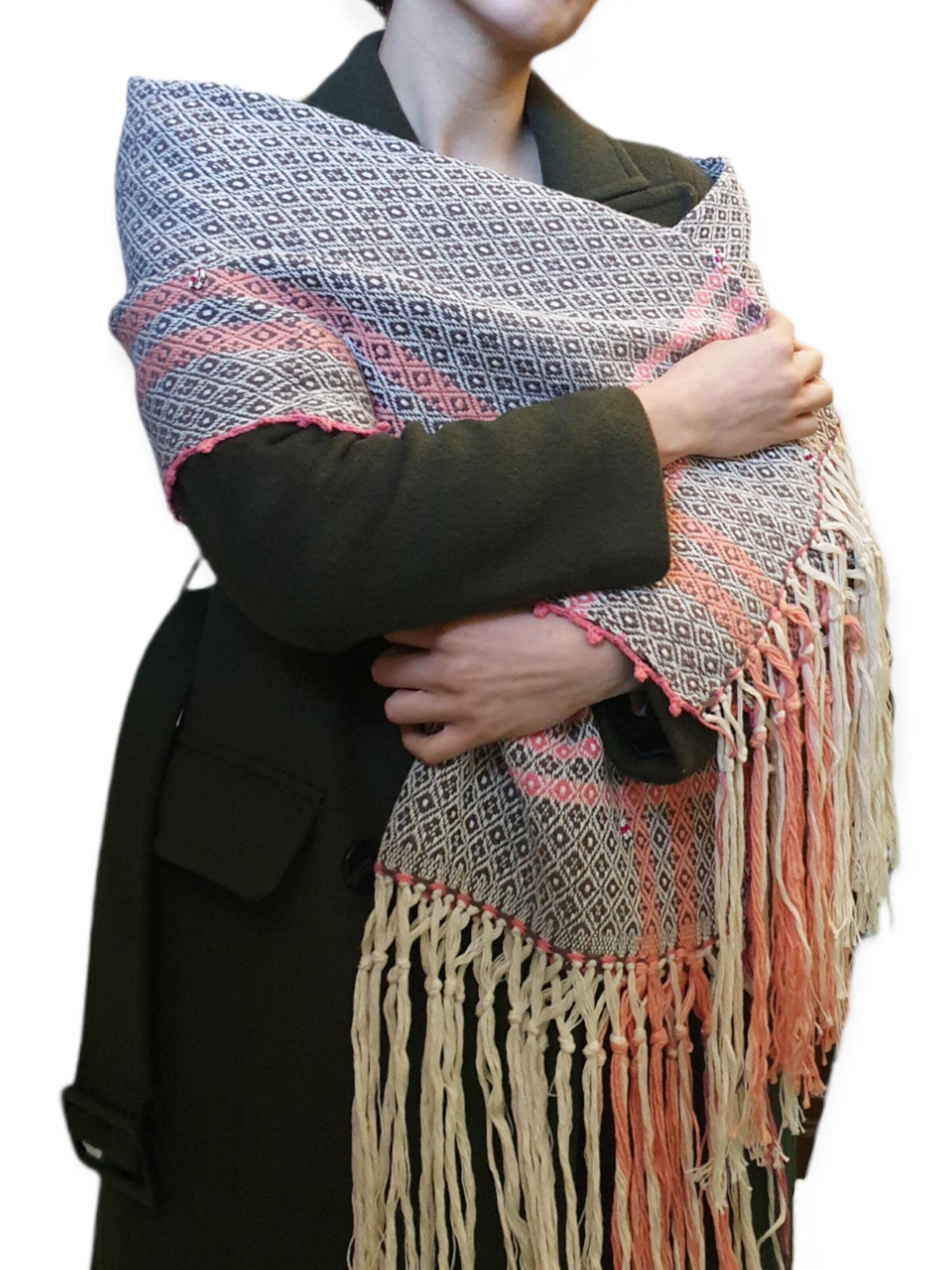 AFROZAN Scarf in Beige: front