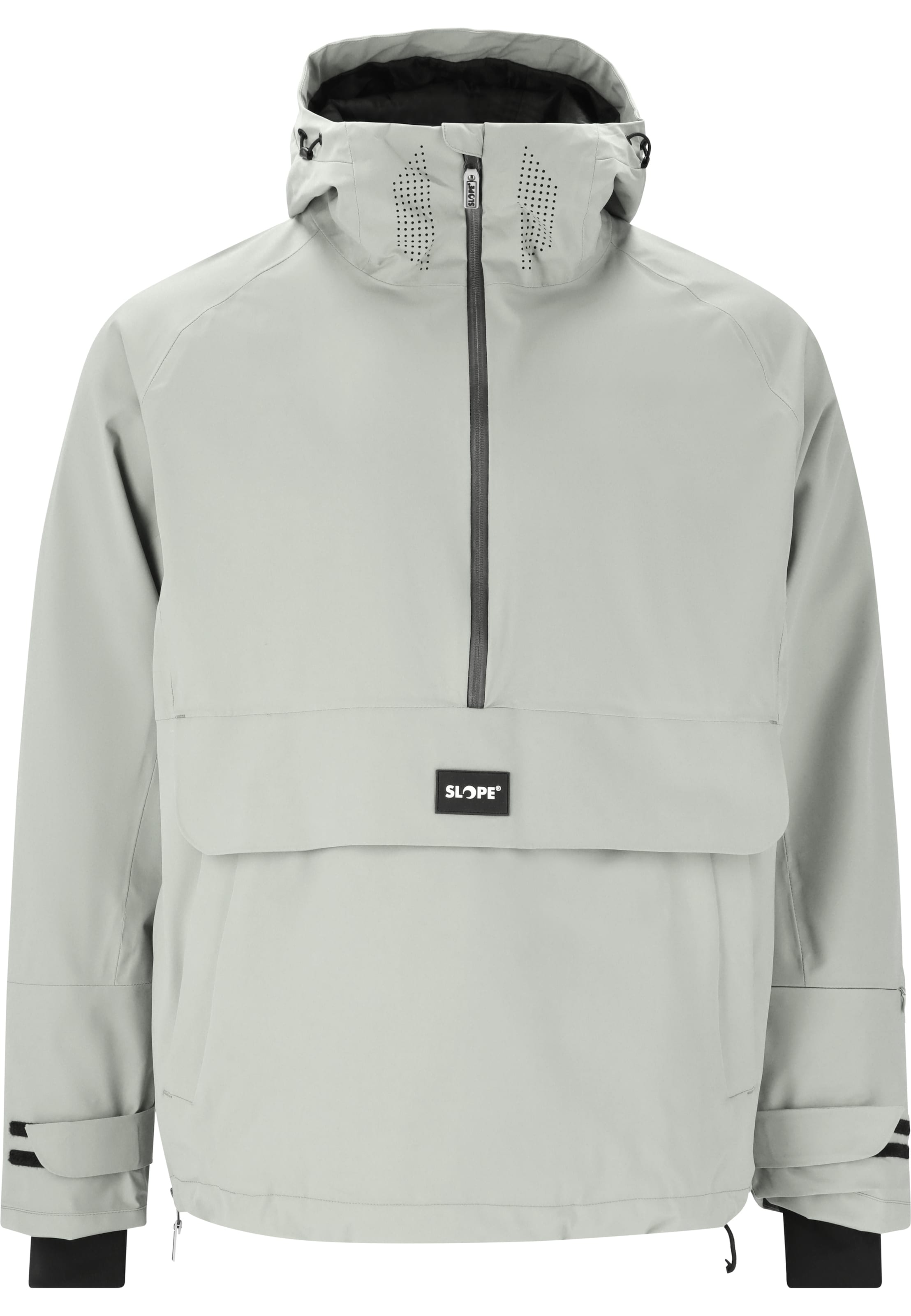 SLOPE Sportjacke 'Ruki' in Grau: Vorderseite