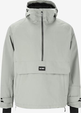 SLOPE Sportjacke 'Ruki' in Grau: Vorderseite