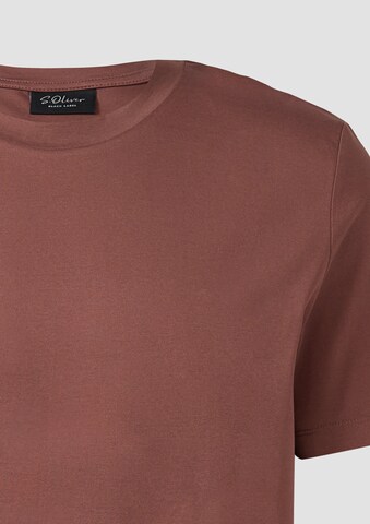 T-Shirt s.Oliver BLACK LABEL en marron