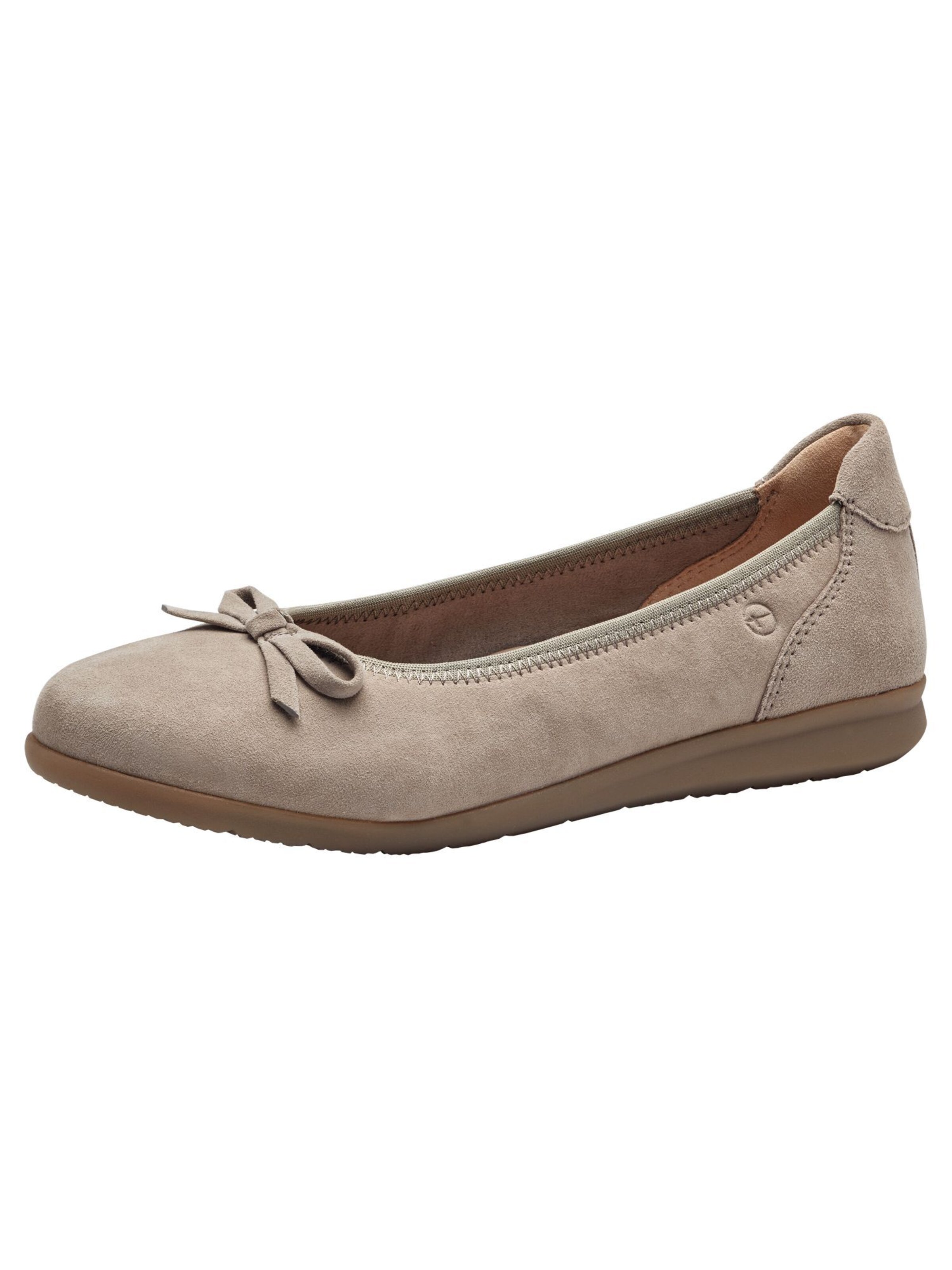 Tamaris Ballerina in Beige: front