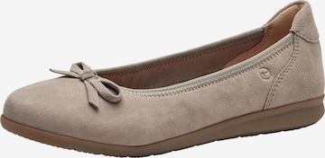 Ballerines TAMARIS en beige : devant