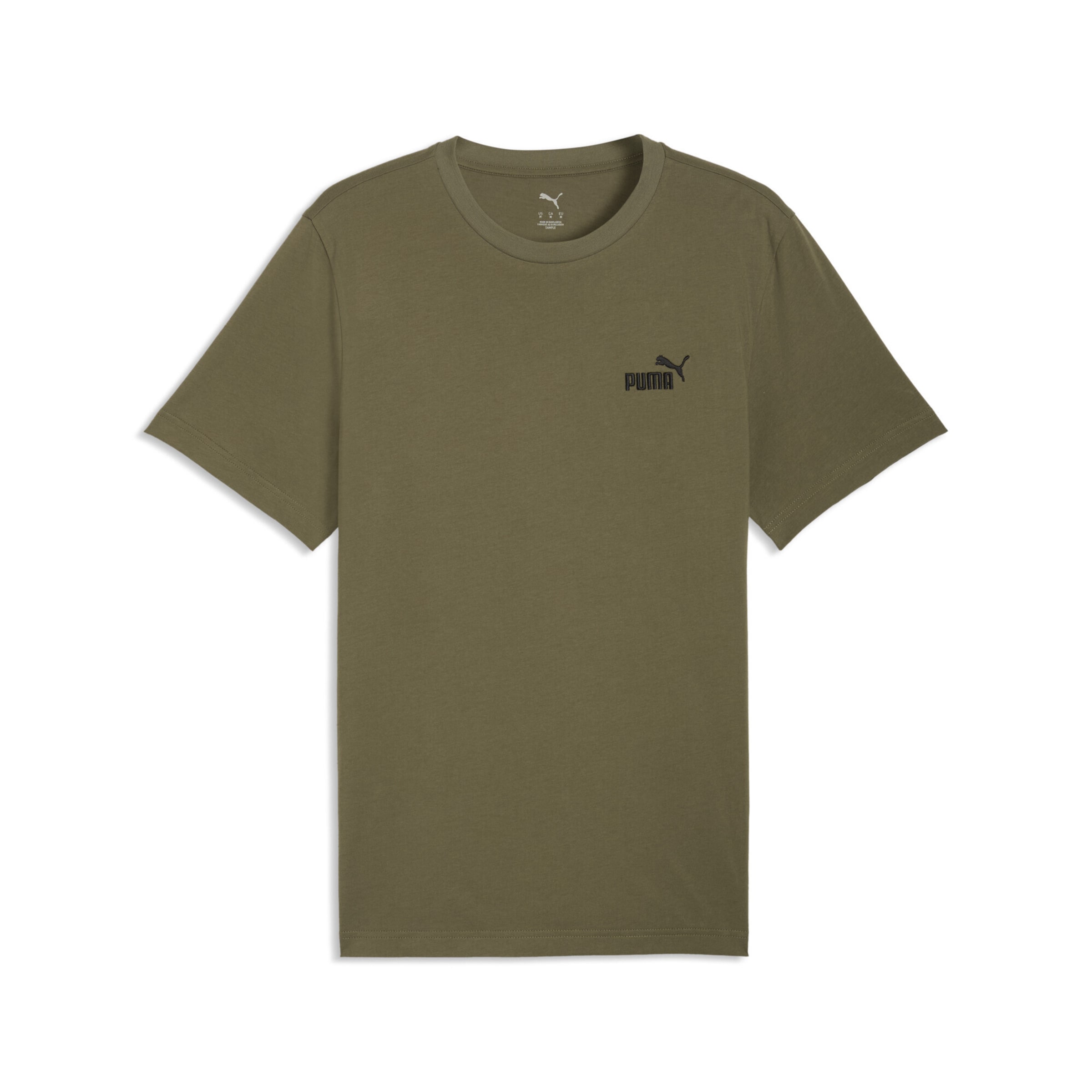 PUMA Performance shirt 'Essentials No.1' in Olive / Black, Item view