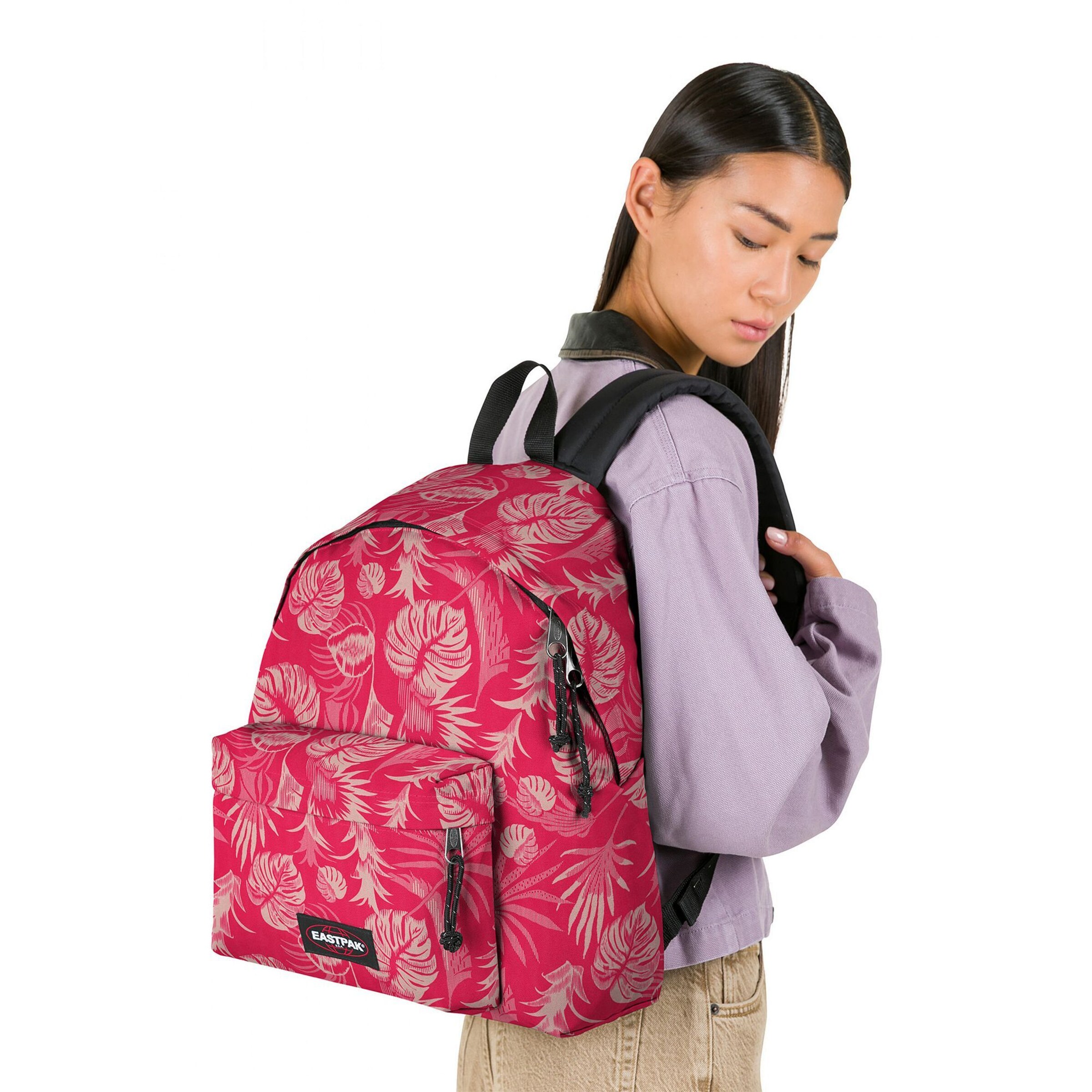 EASTPAK Backpack 'Padded Pak'r' in Pink: front