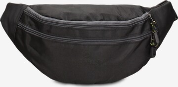 Marsupio 'Marsupio B Cavalli vegan leather con zip e tracolla' di B. Cavalli in nero: frontale
