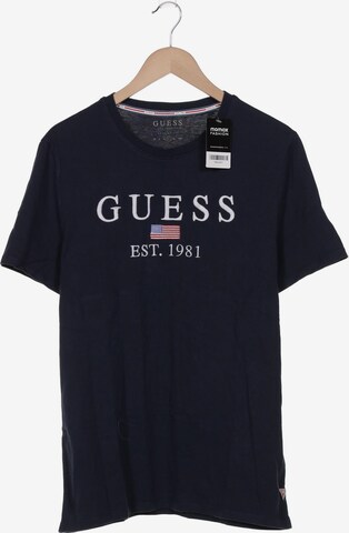 GUESS Shirt in M-L in Blue: front