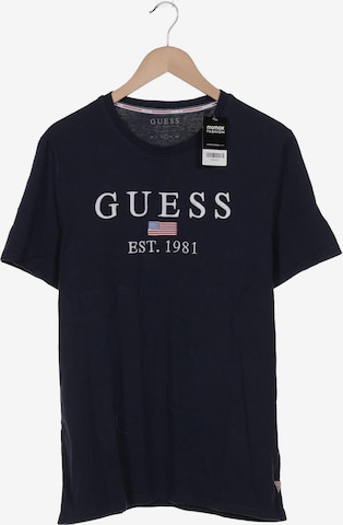 GUESS T-Shirt M-L in Blau: predná strana