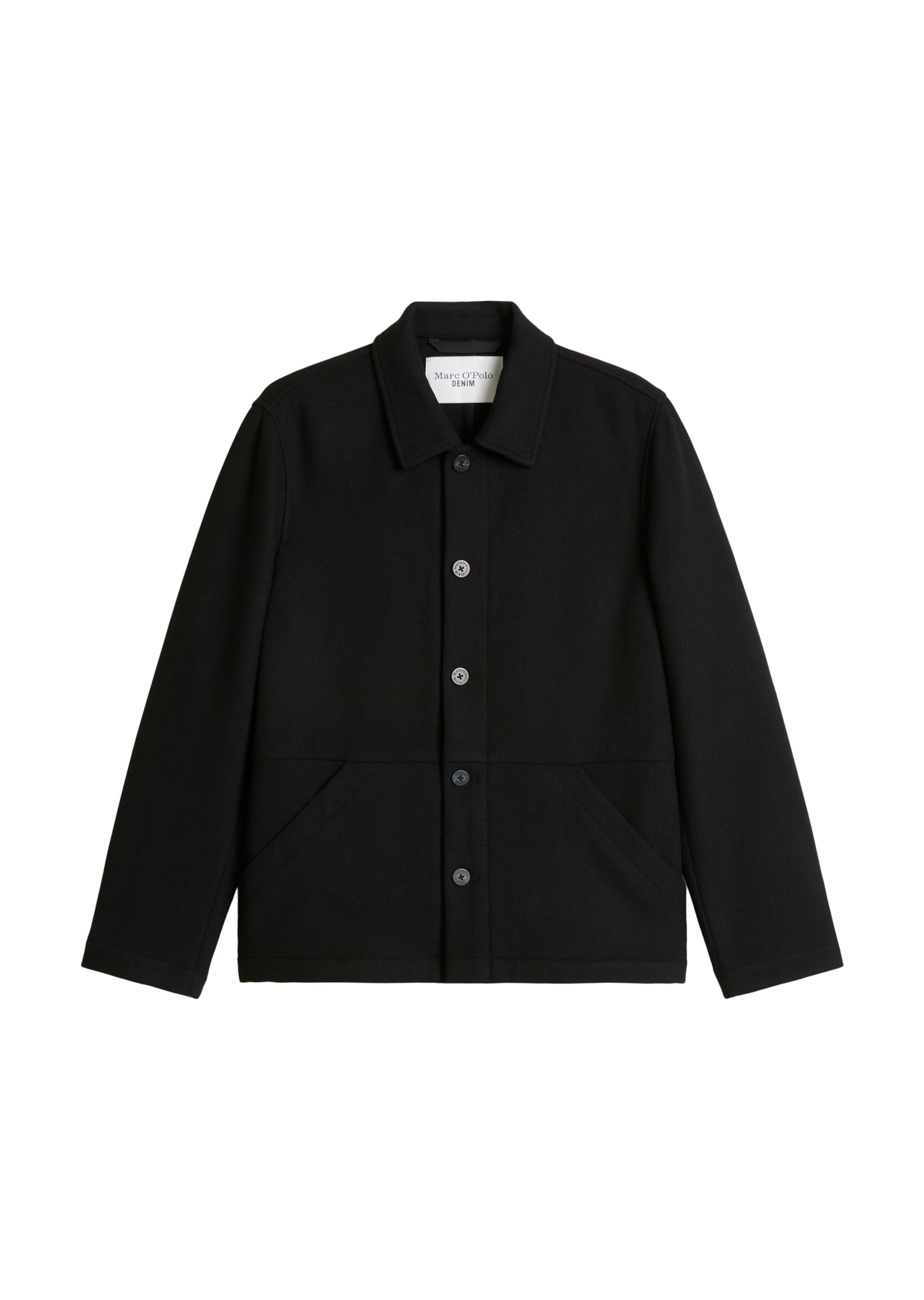 Marc O'Polo DENIM Jacke in Schwarz: Vorderseite