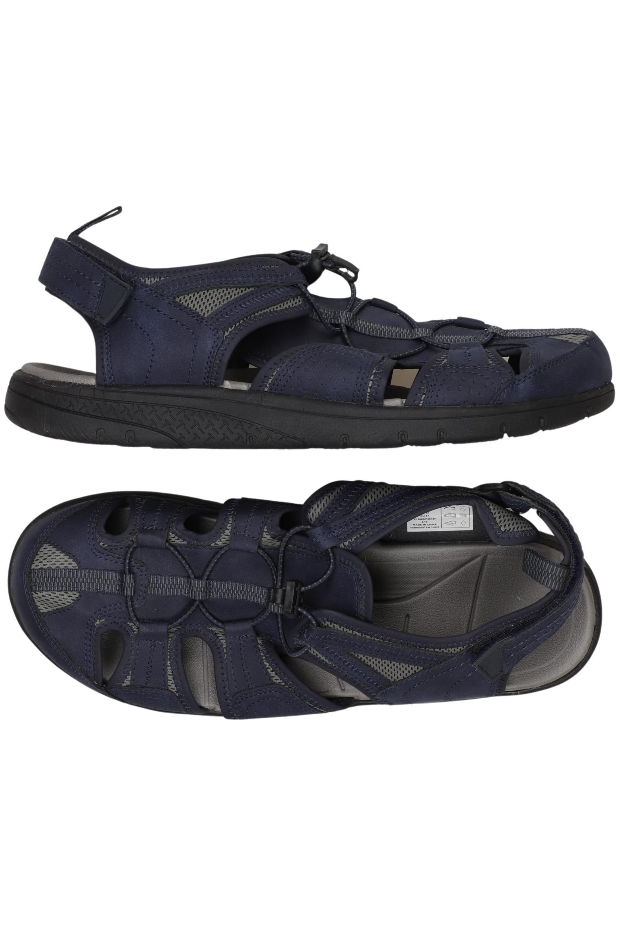 Lands‘ End Sandalen 47 in Blau: Vorderseite