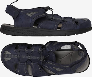 Lands‘ End Sandalen 47 in Blau: Vorderseite