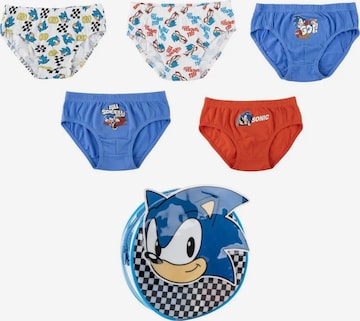 Sonic the Hedgehog Onderbroek 'Sonic the Hedgehog Boys Briefs 5-Pack – Multicolor' in Gemengde kleuren: voorkant