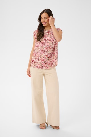 SAINT TROPEZ Bluse 'EdaSZ' in Pink