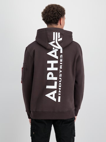 Felpa di ALPHA INDUSTRIES in marrone