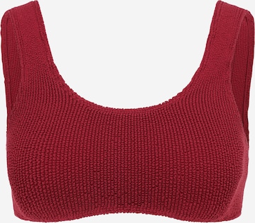 ETAM - Bustier Top de bikini en rojo: frente