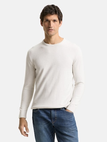 TOM TAILOR Trui in Wit: voorkant