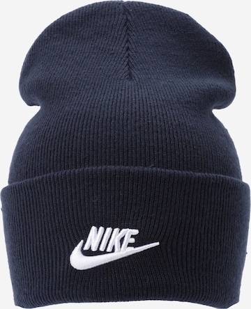 Nike Sportswear Čiapky 'Peak Futura' - Modrá: predná strana