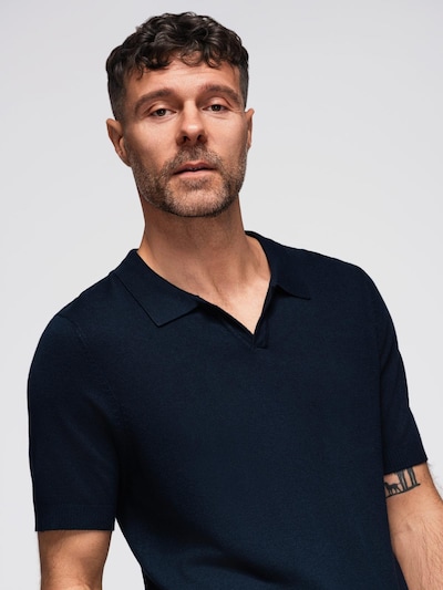 Ombre Shirt in de kleur Donkerblauw, Productweergave