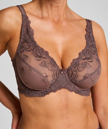 Hunkemöller T-shirt BH 'Diva' in Bruin