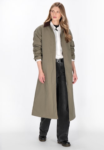 Manteau mi-saison DreiMaster Vintage en vert