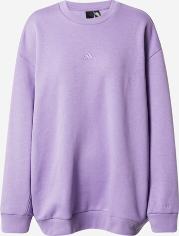 ADIDAS SPORTSWEAR Sport sweatshirt 'All-Season Fleece' i lila: framsida