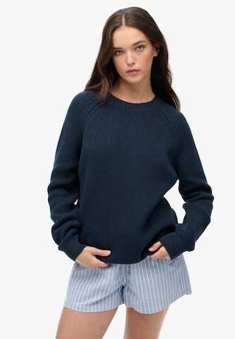 Pull-over Superdry en bleu : devant