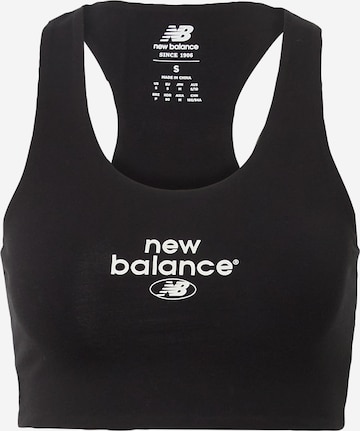 new balance Top in Black: front