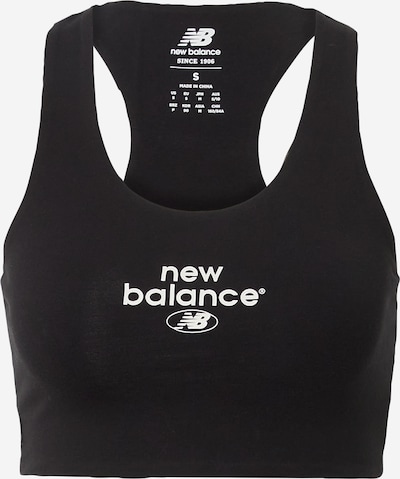 new balance Top in schwarz / weiß, Produktansicht