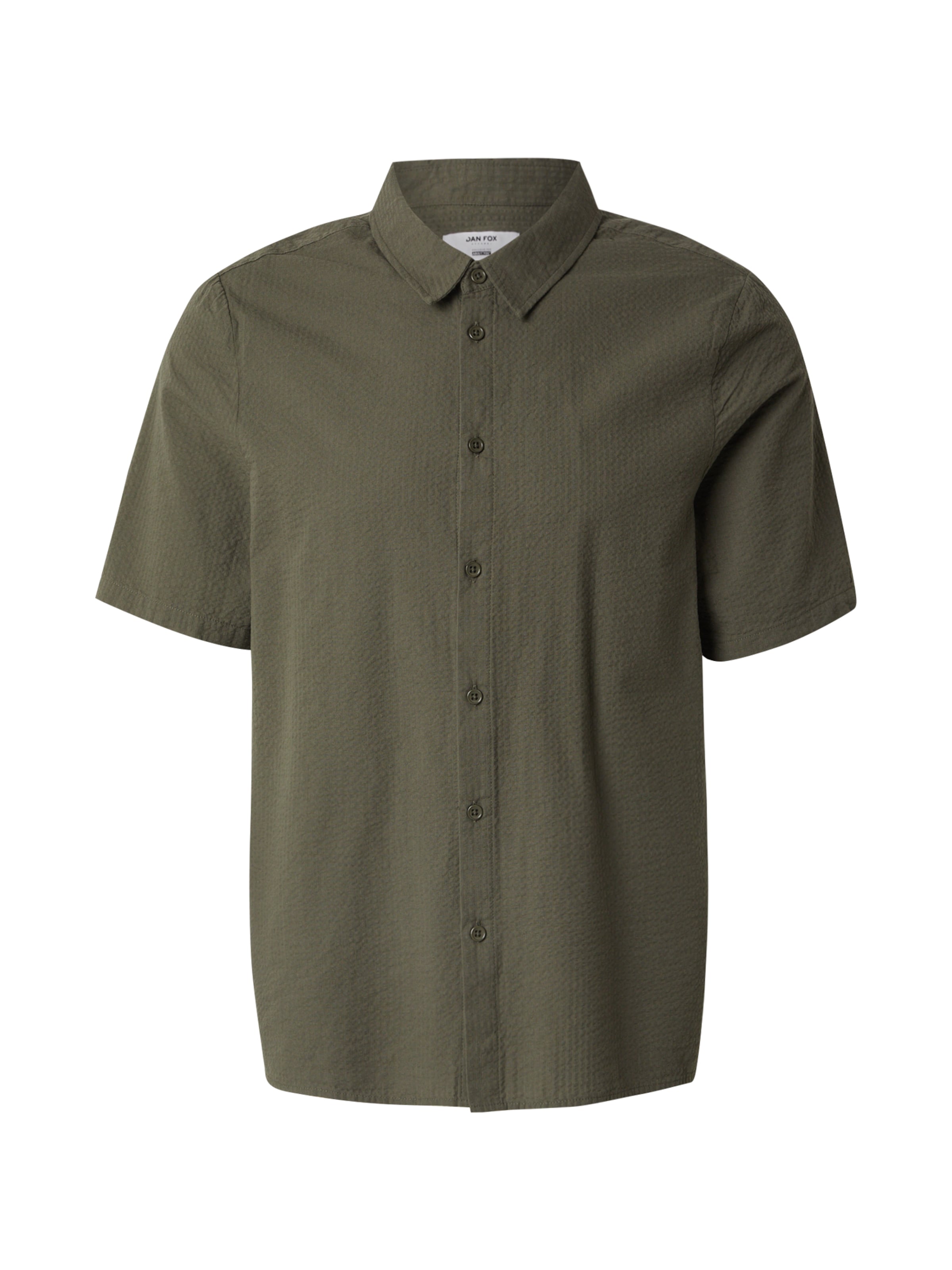 DAN FOX APPAREL - Ajuste regular Camisa en verde: frente