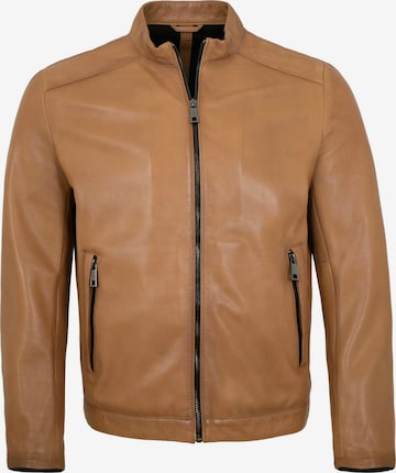 Veste mi-saison MILESTONE en beige : devant