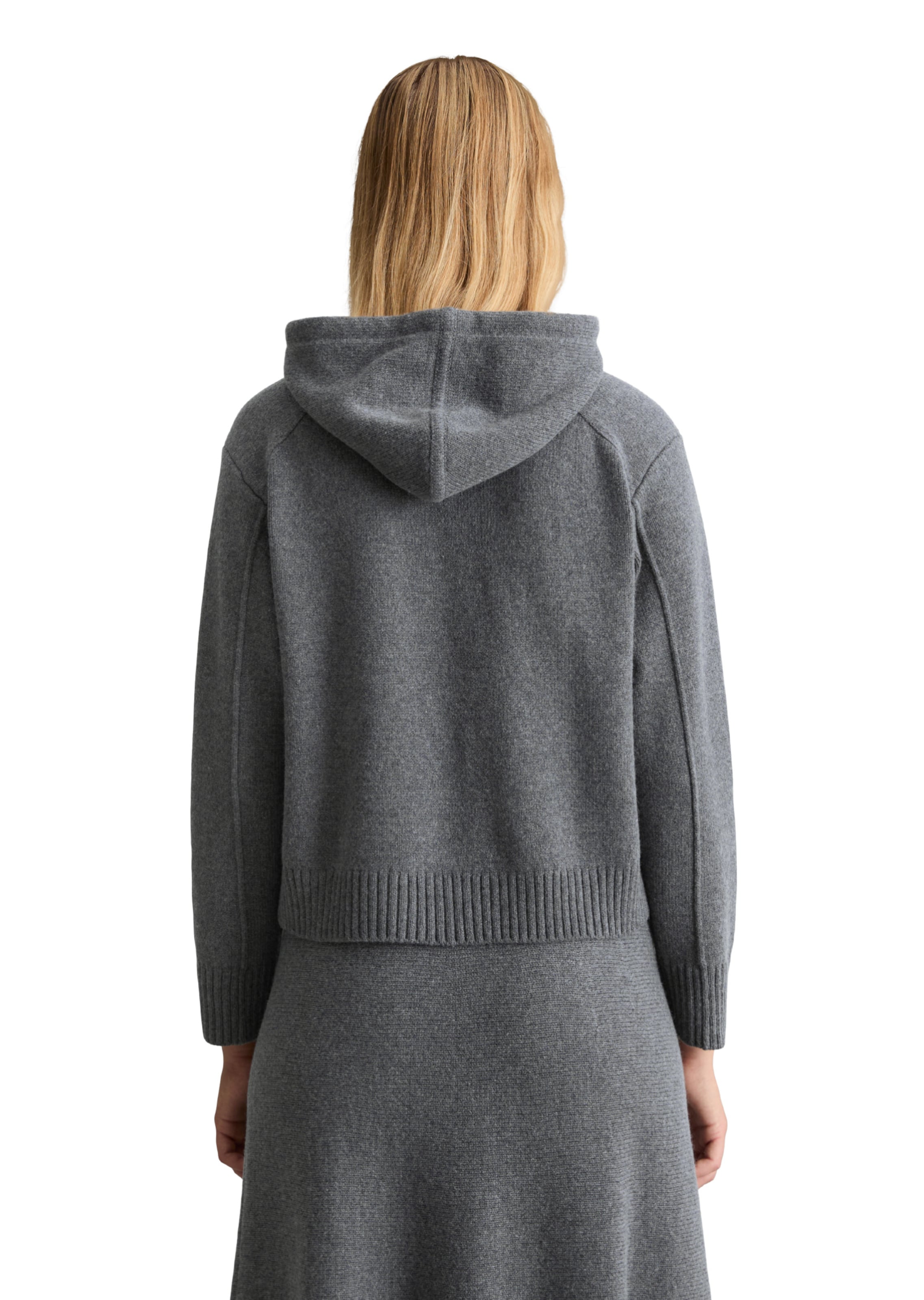Marc O'Polo DENIM Pullover in Grau: Rückseite