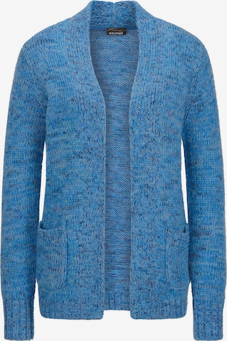 Goldner Knit Cardigan in Blue: front
