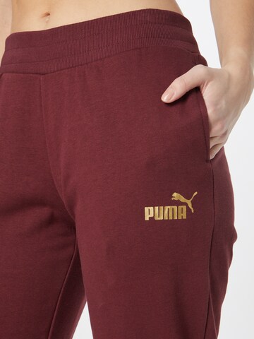 PUMA Tapered Sportbyxa i lila