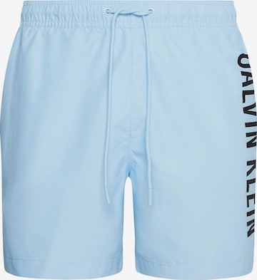 Calvin Klein Swimwear Board Shorts 'Intense Power' in Blue: front