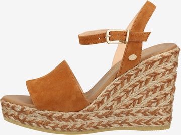 Fred de la BretoniÈre Strap Sandals in Brown