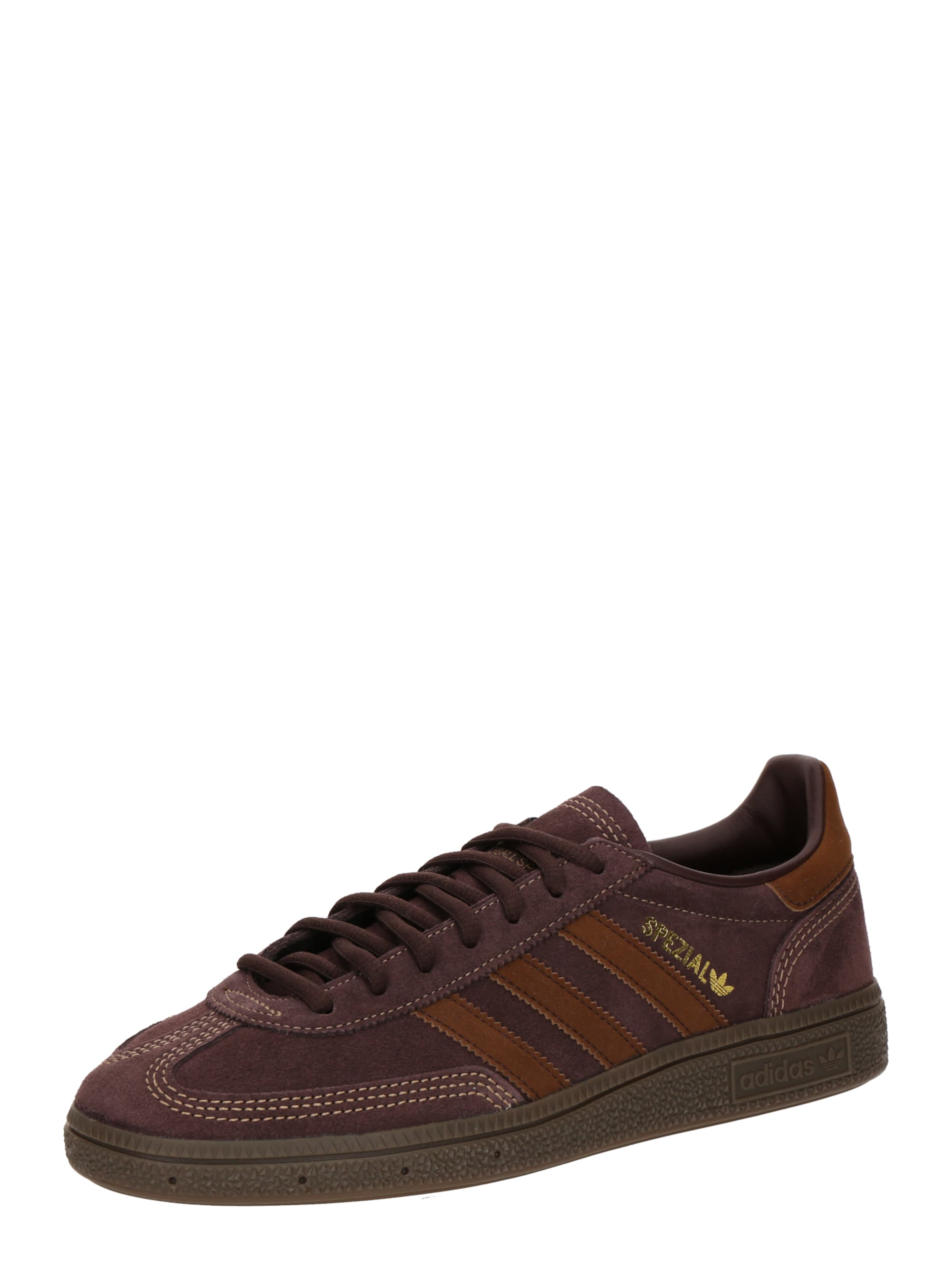 ADIDAS ORIGINALS Rövid szárú sportcipők 'HANDBALL SPZL' - barna: elől