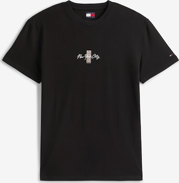 Tommy Jeans - Camiseta en negro: frente