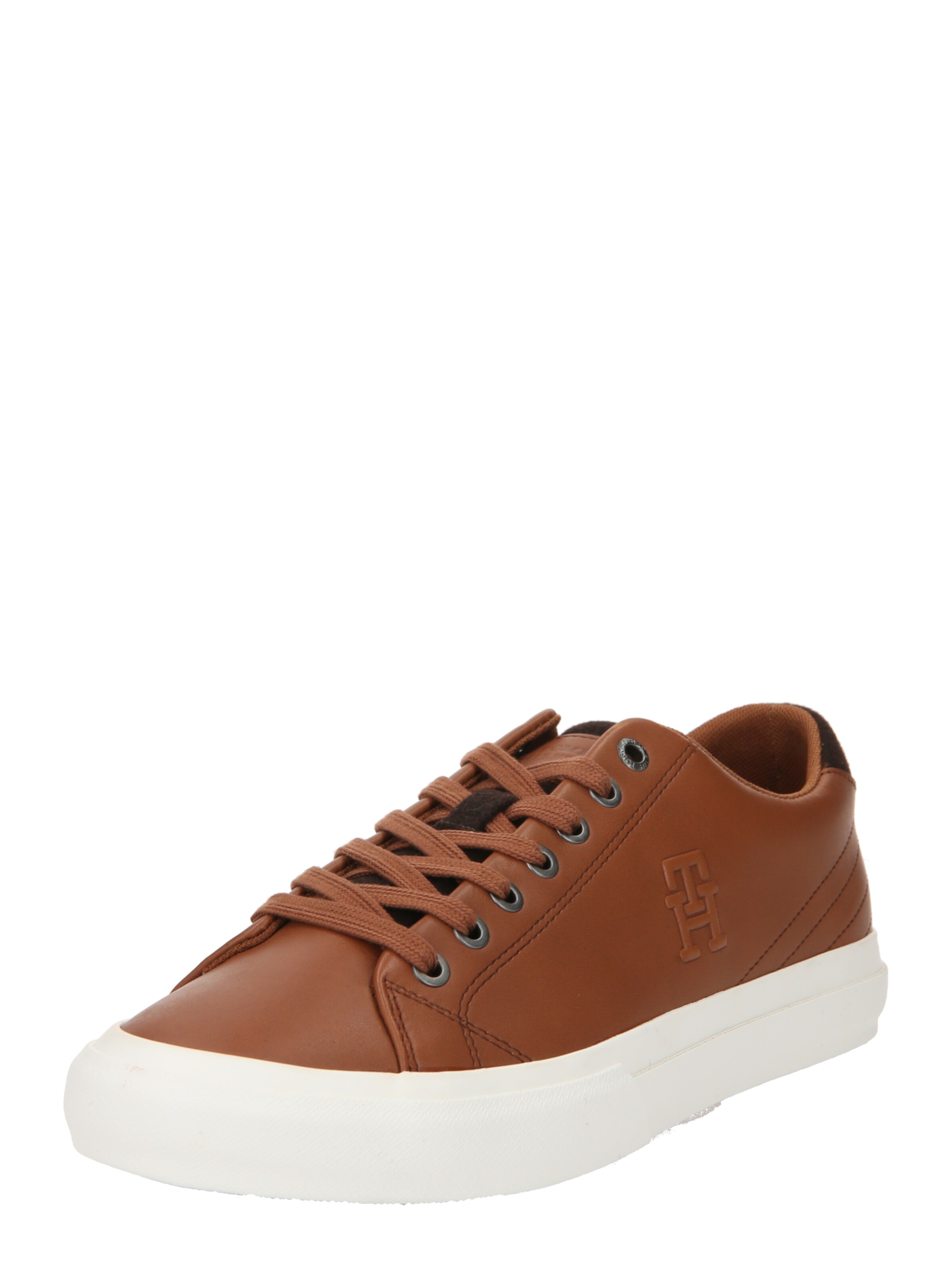 Sneaker low TOMMY HILFIGER - maro coniac / negru / alb (THS9GZX001