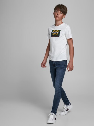 Skinny Jean 'LIAM' Jack & Jones Junior en bleu