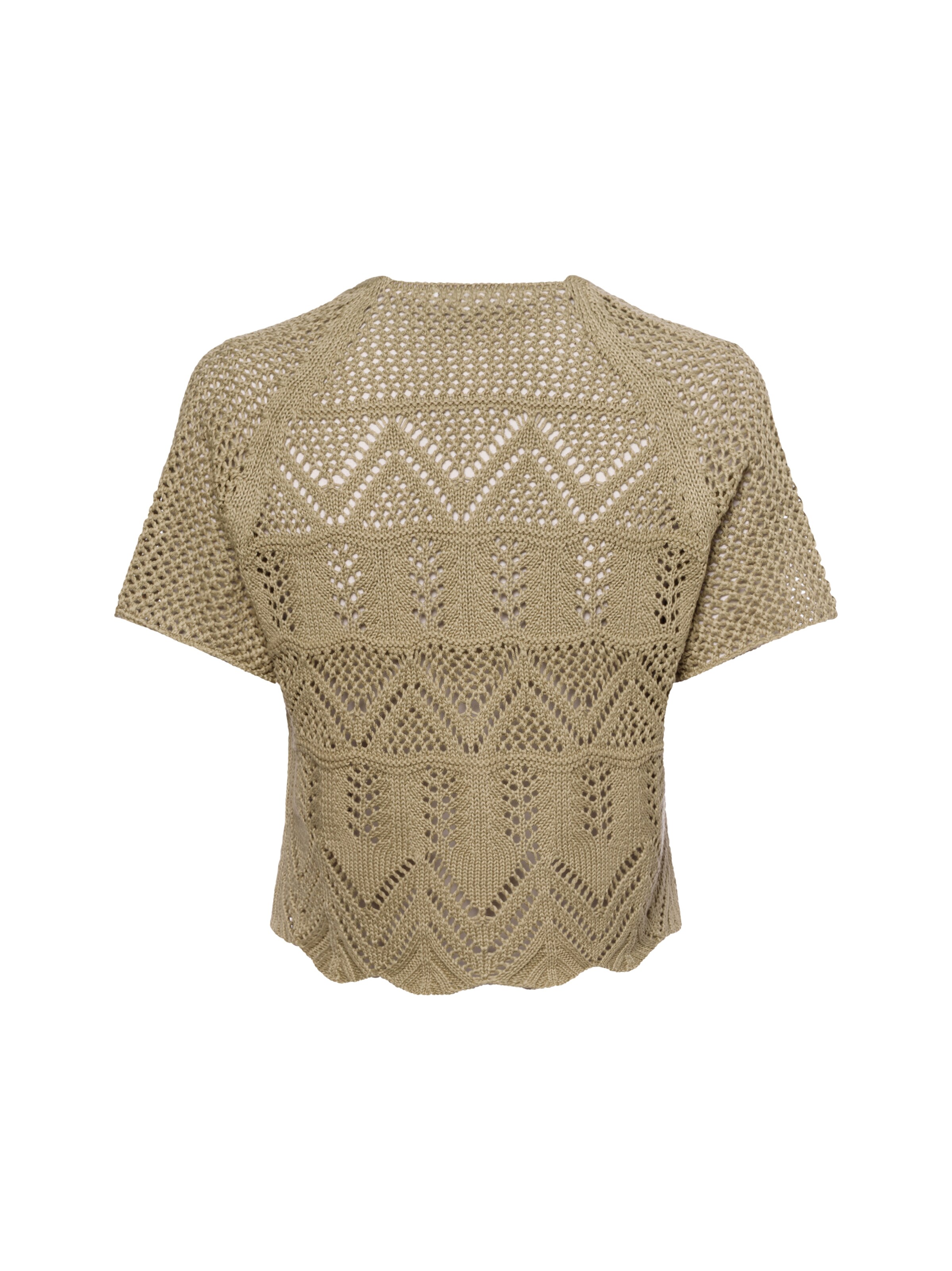 Marie Lund Gebreid vest ' ' in Groen