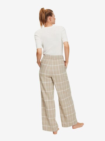 ESPRIT Pajama pants in Beige