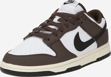 Nike Sportswear - Sapatilhas baixas 'Dunk' em castanho: frente