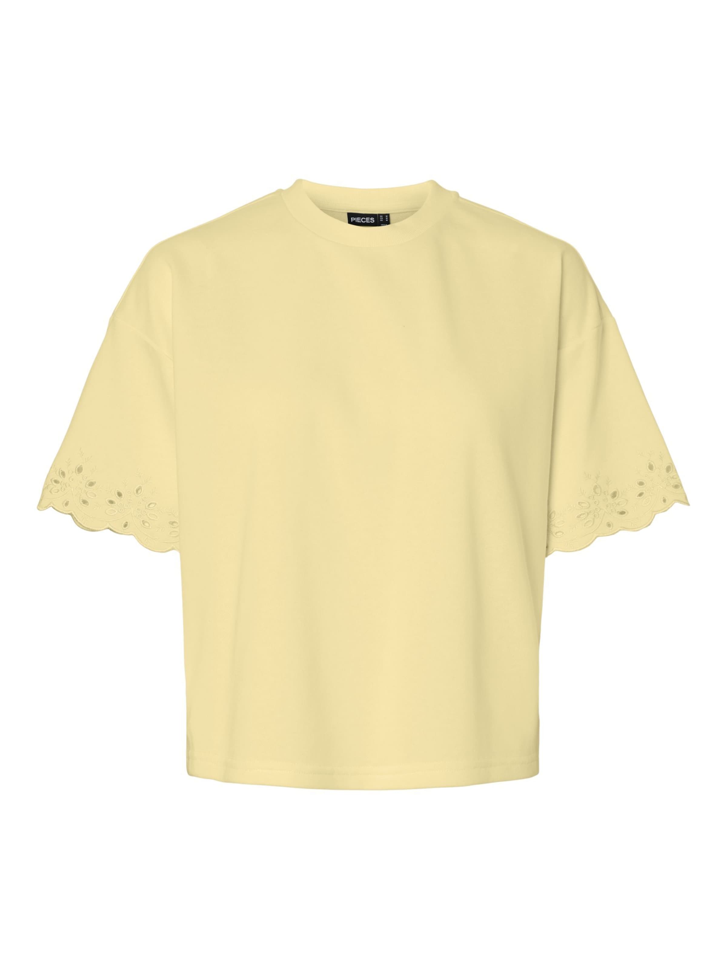 T-shirt 'PCChilli' PIECES en beige : devant