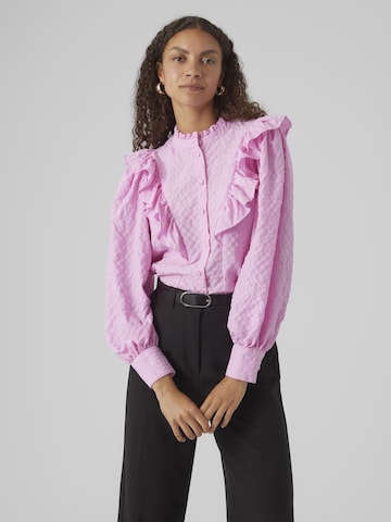 VERO MODA Blouse in Purple: front