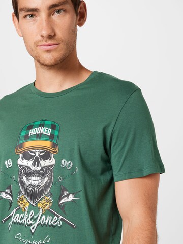 JACK & JONES Shirt 'Captain' in Groen