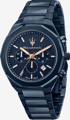 Maserati Uhr 'Stile' in Blau: predná strana